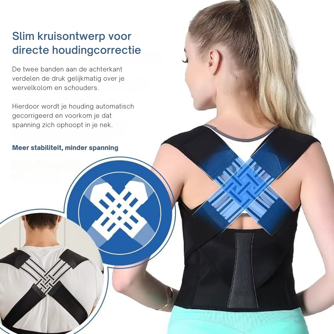 Houdingscorrector | Blijvend zonder nekbult door de juiste houding